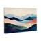 Stupell Industries Blue Abstract Mountain Landscape Canvas, design by Petal Prints Design